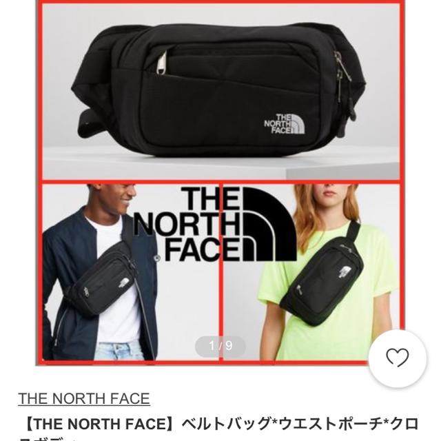 THE NORTH FACE(ザノースフェイス)のノースフェイスウエストポーチ海外限定 メンズのバッグ(ウエストポーチ)の商品写真