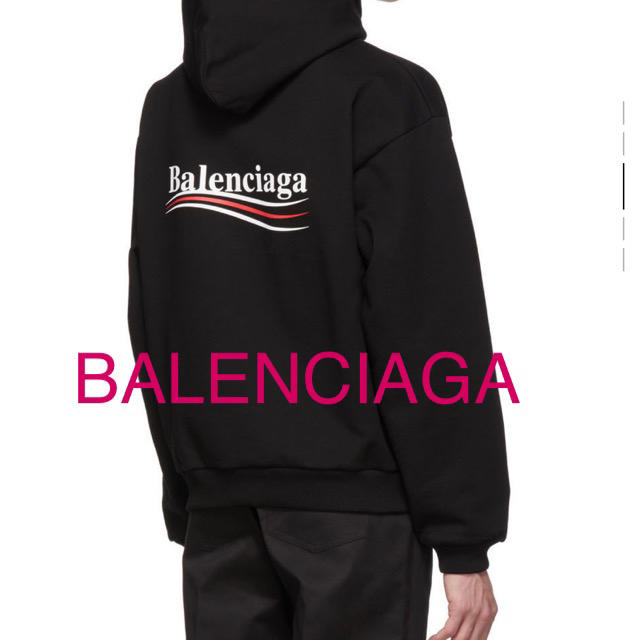 正規品 Balenciaga - キャンペーンロゴパーカー BALENCIAGA パーカー 正規品 Balenciaga - キャンペーンロゴパーカー BALENCIAGA パーカー