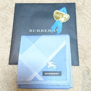 バーバリー(BURBERRY)のメンズハンカチ BURBERRY 未使用(ハンカチ/ポケットチーフ)