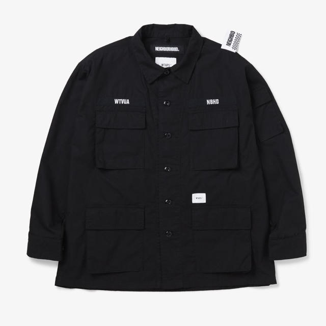 WTAPS×NEIGHBORHOOD JUNGLE LS / SHIRTミリタリージャケット