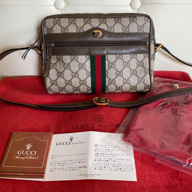 Gucci - 未使用 付属品完備 GUCCI オールドグッチ シェリーライン