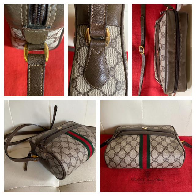 未使用 付属品完備 GUCCI オールドグッチ シェリーライン ショルダー