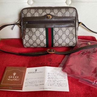 グッチ(Gucci)の未使用　付属品完備　GUCCI オールドグッチ シェリーライン ショルダーバッグ(ショルダーバッグ)