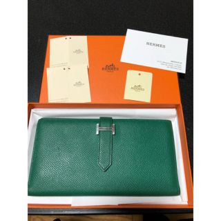 エルメス(Hermes)の値下げします！べアン　長財布(長財布)