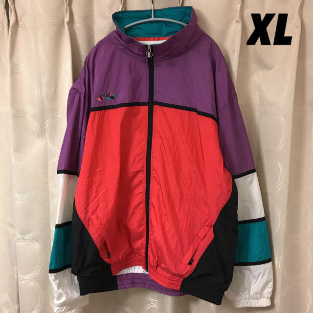 帯電防止処理加工 【美品】GRIMEY グライミー 90's カラフル ナイロン