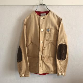 アンユーズド(UNUSED)のUNFIZZY EASEL JACKET ハンティングジャケット　ノーカラー(カバーオール)