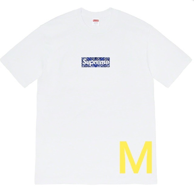 M ホワイト Supreme Bandana Box Logo Teeメンズ