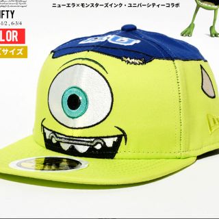 ニューエラー(NEW ERA)のモンスターズインク　マイク　ニューエラ　新品未使用　6と2分の1(帽子)