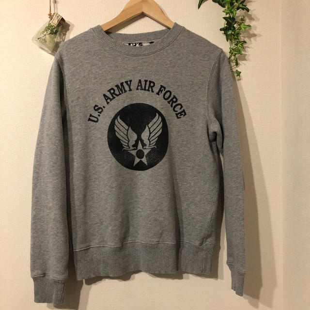 アヴィレックス ワッペン付き フルジップ ARMY スウェット フーディー ♪