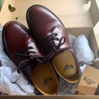 ドクターマーチン(Dr.Martens)のDr.martens 3ホールシューズ   チェリーレッド　UK5 (ローファー/革靴)