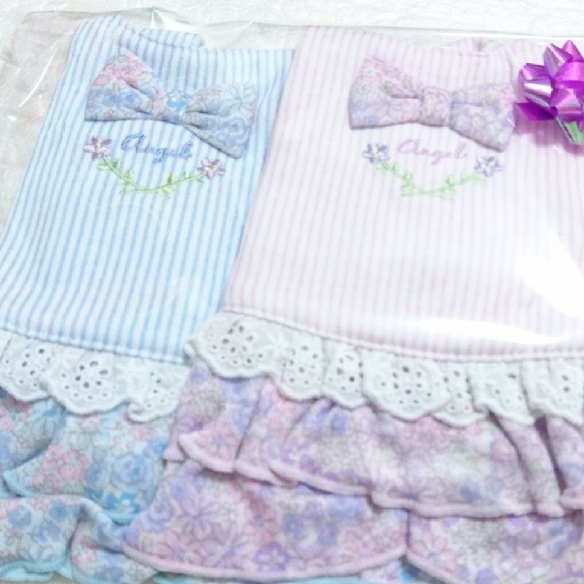 motherways(マザウェイズ)のTomomaru様専用☆97㎝紫リボン柄+スタイ２枚セット キッズ/ベビー/マタニティのキッズ服女の子用(90cm~)(ジャケット/上着)の商品写真