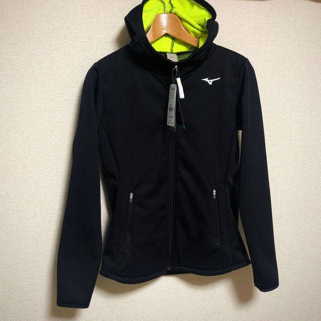 MIZUNO(ミズノ)の【新品】ミズノ mizuno スポーツ ジャケット 黒 裏フリース M スポーツ/アウトドアのトレーニング/エクササイズ(ウォーキング)の商品写真