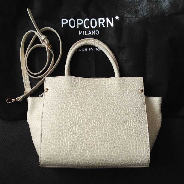 【新品】POPCORN MILANO レザーバッグ レディースのバッグ(ハンドバッグ)の商品写真