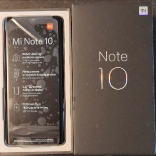 アンドロイド(ANDROID)のXiaomi Mi Note10 6GB RAM/128GB ROM(スマートフォン本体)