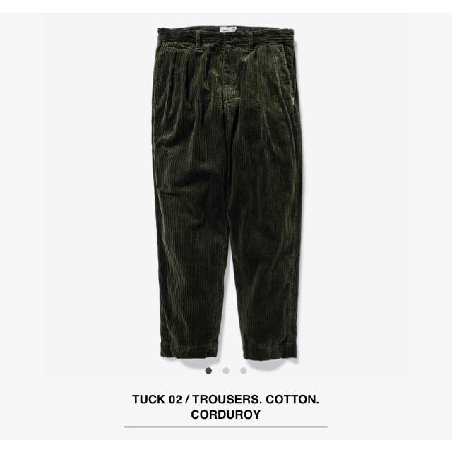 W)taps(ダブルタップス)の定食様専用　Wtaps 19aw tuck02 黒　Sサイズ メンズのパンツ(ワークパンツ/カーゴパンツ)の商品写真