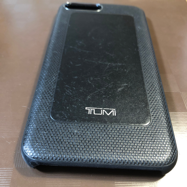 TUMI(トゥミ)の【iPhone 8plus用】Tumi  iPhoneケース（黒） スマホ/家電/カメラのスマホアクセサリー(iPhoneケース)の商品写真