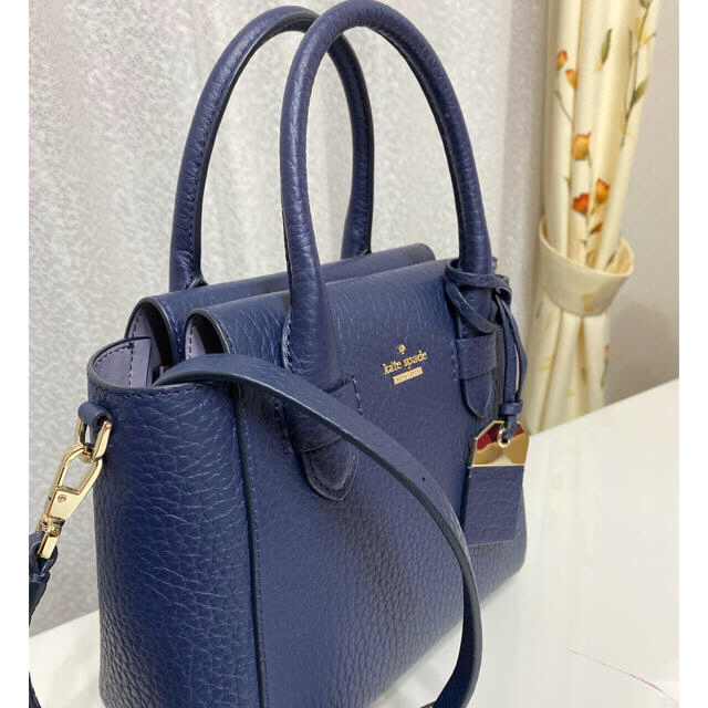 (美品)  ケイトスペード Kate spade new york バッグ 紺