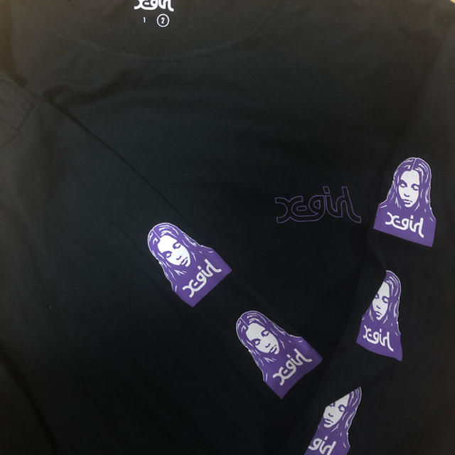 X-girl(エックスガール)のXーgirl レディースのトップス(Tシャツ(長袖/七分))の商品写真