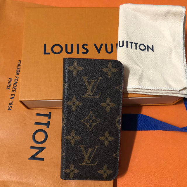 LOUIS VUITTON - ルイヴィトン✤モノグラム手帳型iPhoneケースの+