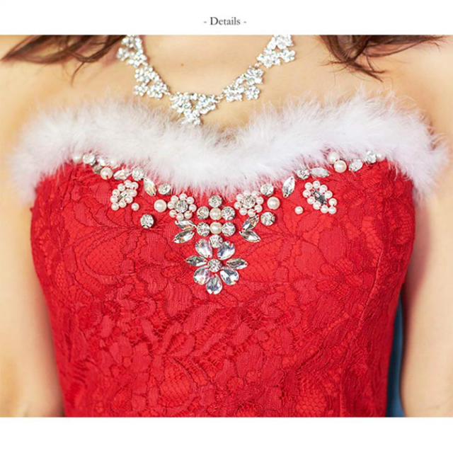 dazzy store(デイジーストア)のDazzy store my dress テールカットビジュードレス レディースのフォーマル/ドレス(ロングドレス)の商品写真