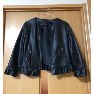 ザラ(ZARA)のレザージャケット　ライダース　レディース (ライダースジャケット)