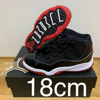 ナイキ(NIKE)のJORDAN11 BRED PS ジョーダン11 ブレッド キッズ 18cm(スニーカー)