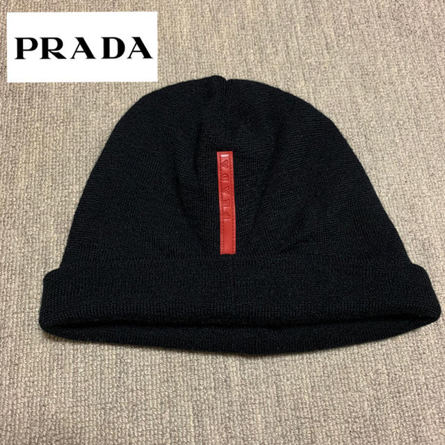 PRADA - PRADA SPORT ニット帽 ニットキャップ ビーニーの通販 by TORSO RE-USE｜プラダならラクマ