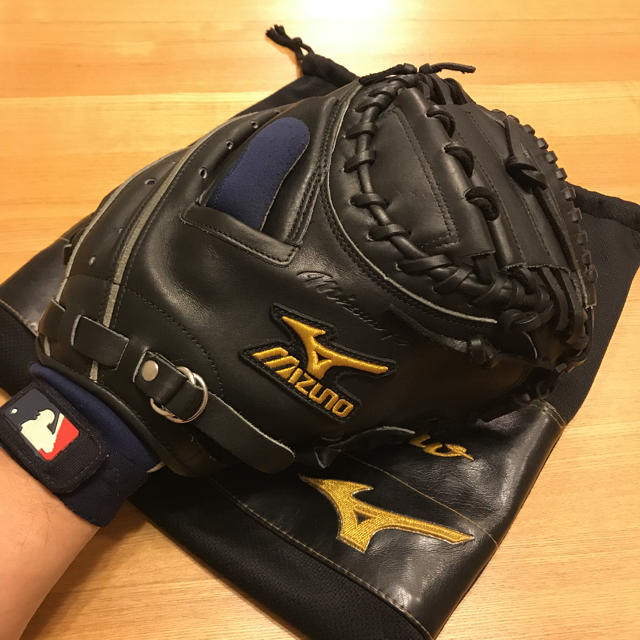 MIZUNO(ミズノ)のmokoモコ様専用 ミズノ プロ 硬式 キャッチャーミット 美品！！ スポーツ/アウトドアの野球(グローブ)の商品写真