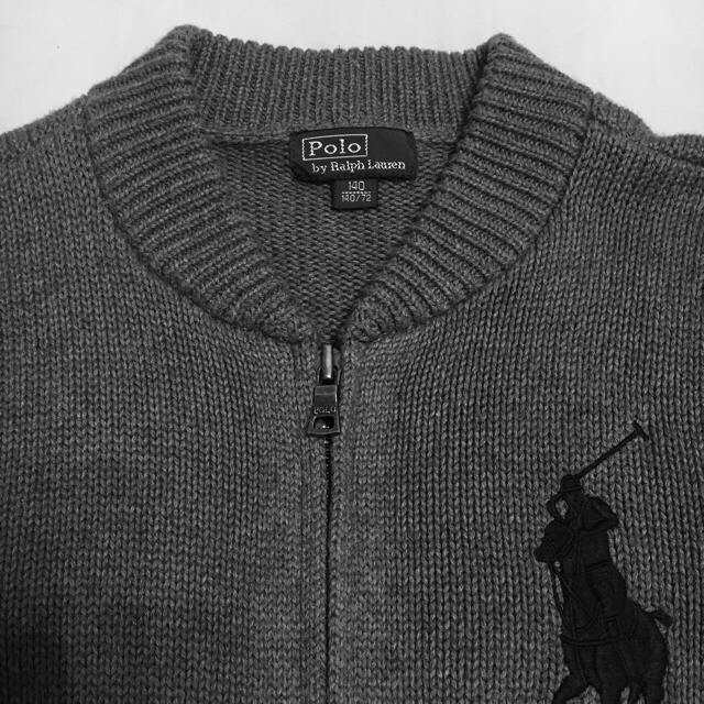 POLO RALPH LAUREN(ポロラルフローレン)の☆☆みわ様専用☆ラルフローレン ニットカーディガン140&四谷大塚予習シリーズ キッズ/ベビー/マタニティのキッズ服男の子用(90cm~)(カーディガン)の商品写真