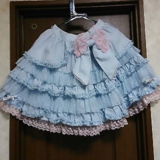 アンジェリックプリティー(Angelic Pretty)のAngelic Pretty 水色 スカート(ミニスカート)