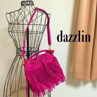 ダズリン(dazzlin)のダズリン♡フリンジ巾着バッグ(ハンドバッグ)