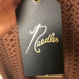 Needles - needles ニードルス 18aw 総柄 トラックパンツ ブラウン XL