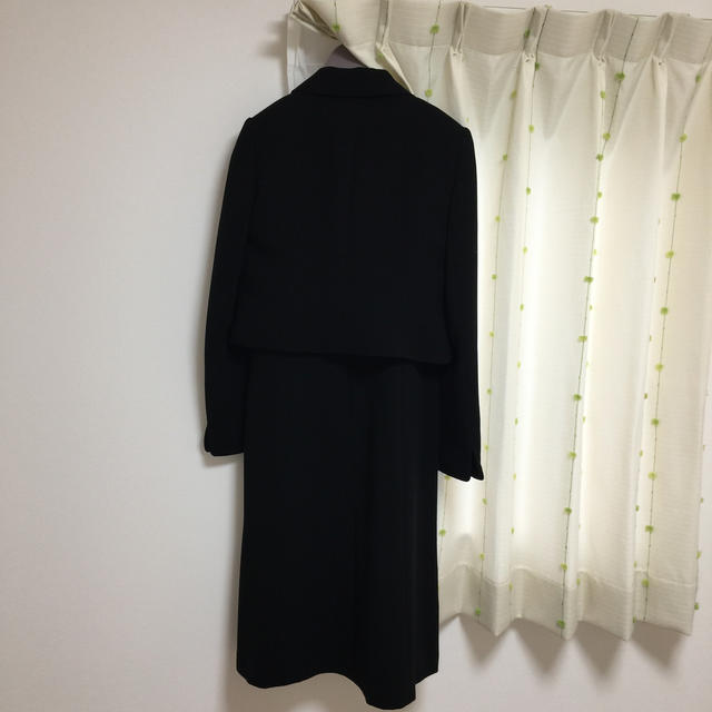 しまむら(シマムラ)の美品💕💕レディースブラックフォーマル 11号 レディースのフォーマル/ドレス(礼服/喪服)の商品写真