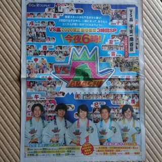 アラシ(嵐)の嵐　新聞広告　(アイドルグッズ)