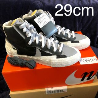 ナイキ(NIKE)の29cm NIKE BRAZER MID SACAI 黒灰(スニーカー)