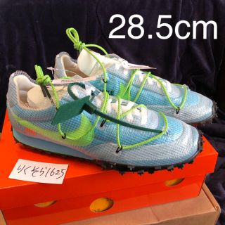 ナイキ(NIKE)の28.5cm NIKE W WAFFLE RACER OFF-WHITE 水色(スニーカー)