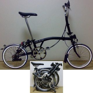 ブロンプトン(BROMPTON)の◆内容変更！◆ブロンプトン・M6L・ブラック 2009年製 (英国から個人輸入)(自転車本体)