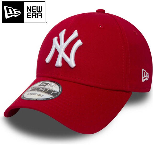 NEW ERA(ニューエラー)のニューエラ キャップ NY ヤンキース 赤 レッド メンズの帽子(キャップ)の商品写真