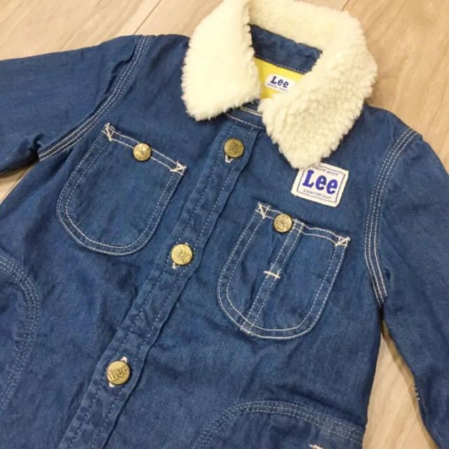 Lee(リー)の新品 ❁Lee デニム アウター ワンピース❁ キッズ/ベビー/マタニティのキッズ服女の子用(90cm~)(ジャケット/上着)の商品写真