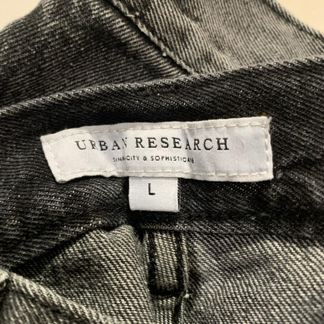 URBAN RESEARCH(アーバンリサーチ)のURBAN RESEARCH デニム　バギーパンツ　ブラック メンズのパンツ(デニム/ジーンズ)の商品写真