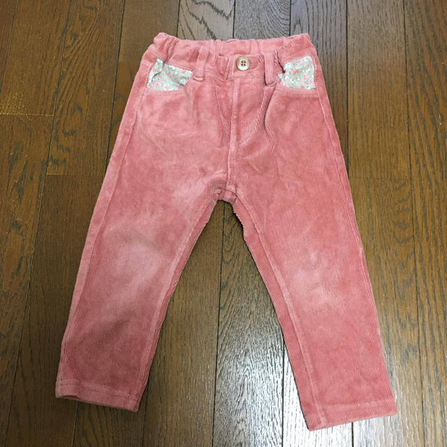 Branshes(ブランシェス)のブランシェス コーデュロイパンツ ピンク 95 キッズ/ベビー/マタニティのキッズ服女の子用(90cm~)(パンツ/スパッツ)の商品写真