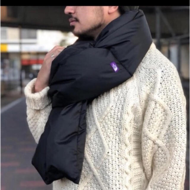 新品未使用 ノースフェイス ポリエステルリップストップダウンマフラー-