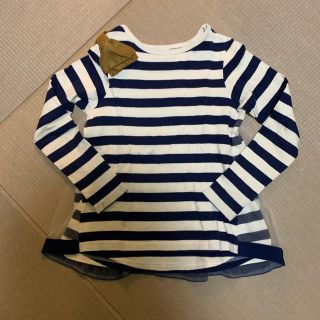 エフオーキッズ(F.O.KIDS)の【お値下げ中】ボーダーカットソー【アプレレクール】(Tシャツ/カットソー)