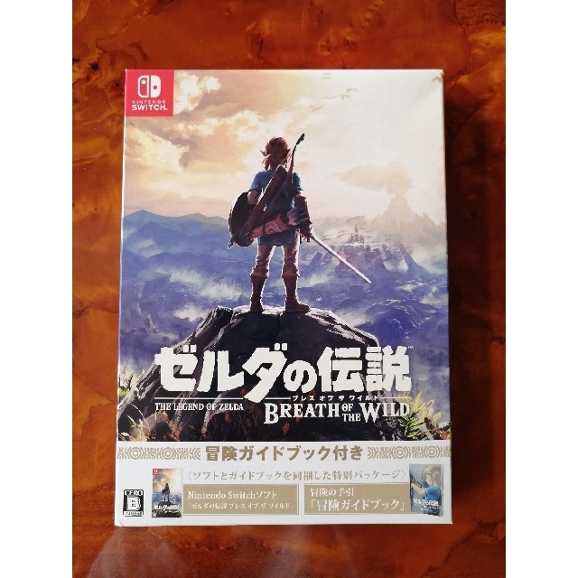 ◆ゼルダの伝説 ブレスオブザワイルド
冒険ガイドブック付き◆新品 Switch