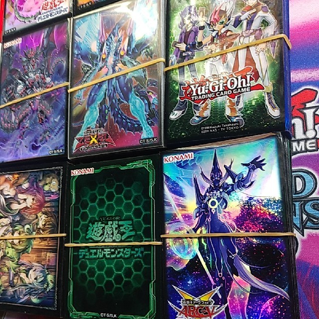 KONAMI - 《402》遊戯王スリーブ付きデッキパーツ!大量まとめ!の通販