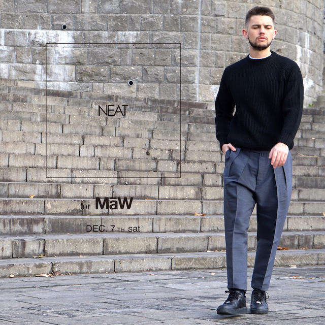 COMOLI(コモリ)の【最安値】MaW別注　NEAT tapered パンツ メンズのパンツ(スラックス)の商品写真