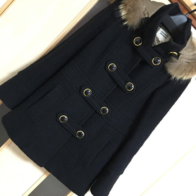 MINIMUM(ミニマム)の美品♡ミニマム♡フード付きコート♪ レディースのジャケット/アウター(毛皮/ファーコート)の商品写真