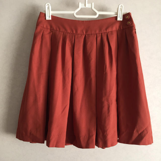 MISCH MASCH(ミッシュマッシュ)のミッシュマッシュ フレアスカート オレンジ レディースのスカート(ひざ丈スカート)の商品写真