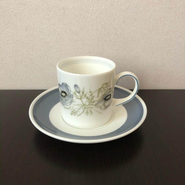 WEDGWOOD(ウェッジウッド)のウェッジウッド  グレンミスト デミタスカップ & ソーサー1客 インテリア/住まい/日用品のキッチン/食器(食器)の商品写真