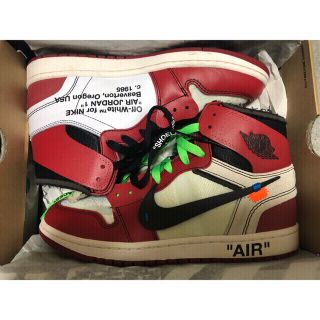 ナイキ(NIKE)のNIKE OFF WHITE  AIR JORDAN 1 "CHICAGO" (スニーカー)